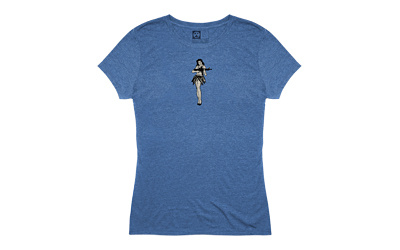 Hula Girl, Women's Tee Shirt, Medium, Royal Heather MAG1124