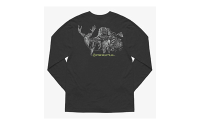 Muley, Long Sleeve T-Shirt, XXLarge, Charcoal MAG1233-010-2XL