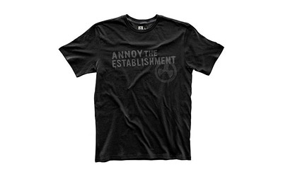 Establish Annoyment Tee Shirt, M, Black MAG741-001-M