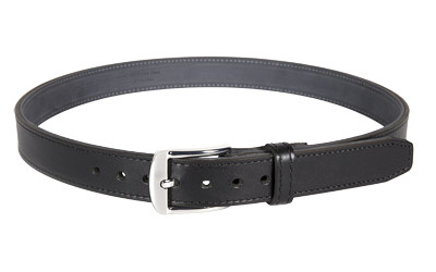 Tejas El Original Gun Belt, 1.25" Width, Black, Bullhide Leather Exterior With Reinforced Polymer Interior, 36" MAG831-001-36