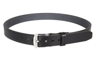 Tejas El Original Gun Belt, 1.25" Width, Black, Bullhide Leather Exterior With Reinforced Polymer Interior, 42" MAG831-001-42