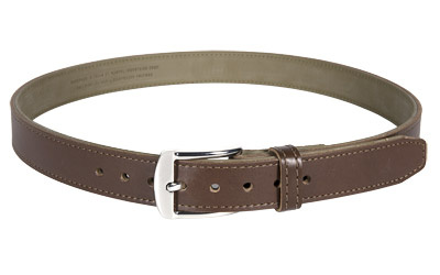 Tejas El Original Gun Belt, 1.25" Width, 34", Bullhide Leather Exterior With Reinforced Polymer Interior, Chocolate MAG831-210-34