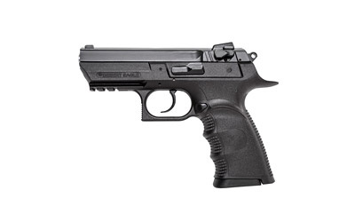 Baby Desert Eagle III, Semi-automatic, Sub Compact, 40 S&W, 3.85" Barrel, Polymer Frame, Black Finish, Black Grips, White 3 Dot Sights, 13Rd, 2 Mags BE94133RSL