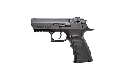 Baby Desert Eagle III, Semi-automatic, Sub Compact, 9MM, 3.85" Barrel, Polymer Frame, Black Finish, Black Grips, White 3 Dot Sights, 16Rd, 2 Mags BE99153RSL
