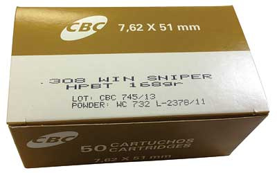 Match, 308WIN, 168 Grain, Sierra MatchKing Boat Tail Hollow Point 308D