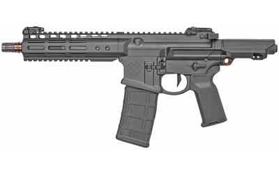 Ghetto Blaster, Pistol, Semi-automatic, 556NATO, 8" Barrel, Aluminum Frame, Black, 30Rd 02000745-BL