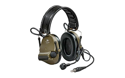 ComTac VI, Electronic Earmuff w/ Boom Microphone, Omni-Directional Microphones, High Fidelity Speakers, New Digital Signal Processor that Improves the Overall Sound Quality of the Headset, Includes Gel Ear Cushions and ARC, OD Green MT20H682FB-47N GN