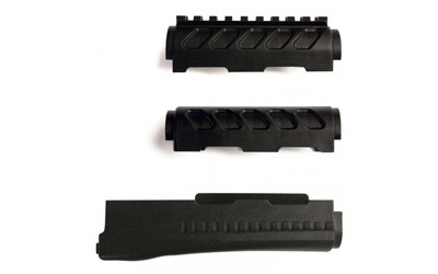 Archangel, Forend, Black, Internal Heat Shield, 4 Piece AK-Series Forend Kit, Short Forend AKs, M1913 Picatinny Rail length 3.75" AA122