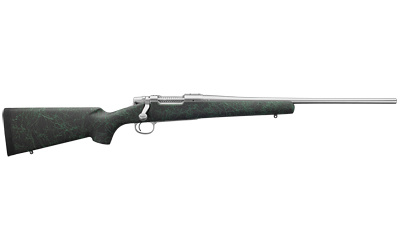7 SS HS Precision Bolt Action Rifle, 6.5 Creedmoor, 20" Stainless Barrel, Black w/Green Webbing HS Precision Stock, Right Hand, X-Mark Pro Adjustable Trigger, 4 Round Hinged Floor Plate Magazine 85971