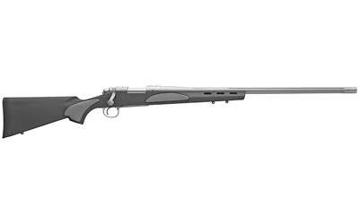 700, VSF, Bolt Action Rifle, 22-250 Remington, 26" Fluted Barrel, Polished Stainless Finish, Black Synthetic Stock with Overmold Grip Panels, 4 Rounds, Right Hand R84342