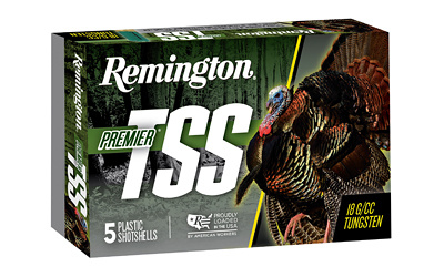 Premier TSS Turkey Loads, 12 Gauge 3", #7, 1 3/4oz, 5 Round Box 28043