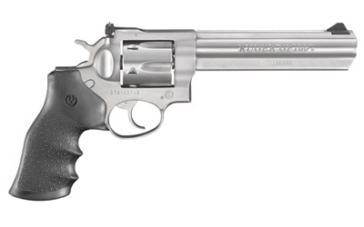 GP100, Revolver, Double Action, 327 Federal, 6" Barrel, Steel Framey,  Satin Stainless Finish, Hogue Grips, 7Rd, ARS & RFS 1764
