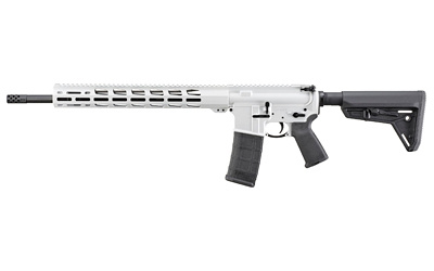 AR-556, Multi-Purpose Rifle, TALO, Semi-automatic Rifle, 223 Remington/5.56NATO, 18" Barrel, Cerakote Finish, Stormtrooper White, Rifle Length Gas System, MOE SL Collapsible Stock, Magpul MOE Grip, 15" Free Floated M-LOK Aluminum Handguard, 30 Rounds, 1