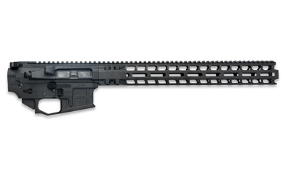 AX556, Billet Upper/Lower Set, Semi-Automatic, 556 NATO/223 Remington, Ambidextrous, Cerakote Finish, Black, Includes Radian Talon Ambidextrous Safety, Hammer Pin, 15.5" MLOK Handguard R0403