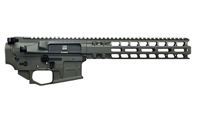 AX556, Billet Upper/Lower Set, Semi-Automatic, 556 NATO/223 Remington, Ambidextrous, Cerakote Finish, Gray, Includes Radian Talon Ambidextrous Safety, Hammer Pin, 10" MLOK Handguard R0428