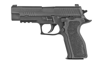 P226, Semi-automatic, DA/SA, Full Size, 9MM, 4.4" Barrel, Alloy Frame, Black Color, SRT Trigger, Right Hand, Decocker, Siglite Night Sights, 10Rd, 2 Magazines 226R-9-BSE