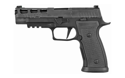 P320 AXG Pro, Striker Fired, 9mm, 4.7" Barrel, Hogue G10 Grips, Black Nitron Finish, Optic Ready Pro Cut Slide, X-Ray 3 Night Sights, 10Rd, 2 Magazines 320AXGF-9-BXR3-PRO-R2-10