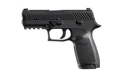 P320 Carry, Double Action Only, 40 S&W, 3.9" Barrel, Polymer Frame, Nitron Finish, 14Rd, M1913 Rail, 2 Magazines, Fixed Sights 320CA-40-B
