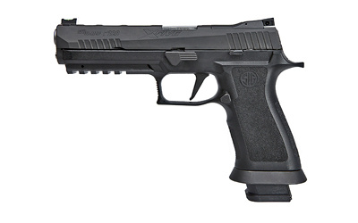 P320, X5, Semi-automatic, Striker Fired, Full, 9MM, 5", Polymer, Black, 10Rd, Modular X Grip, Fiber Front & Adjustable Rear Sights 320X5-9-BAS-10