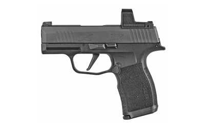 P365X, Striker Fired, Compact, 9MM, 3.1" Barrel, Polymer Frame, Black Finish, Romeo Zero 3 MOA Reflex Optic, 10Rd, 2 Magazines 365X-9-BXR3-RXZ-10