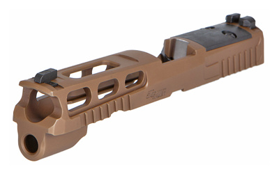 P320 PROCUT Slide Assembly, XRAY3 Sights, R2 Optic Ready, Compatible with 4.7" 9MM Barrel, Coyote Finish 8900174