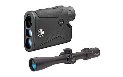 BDX Combo Kit, KILO1000BDX Laser Rangefinder, SIERRA3BDX 3.5-10X42mm Rifle Scope, Black Finish SOK10BDX02