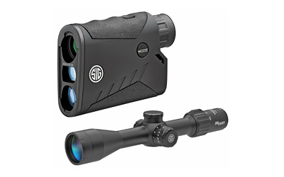 BDX Combo Kit, KILO1000BDX Laser Rangefinder, SIERRA3BDX 4.5-14X42mm Rifle Scope, Black Finish SOK10BDX03