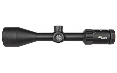 Whiskey3 Rifle Scope, 4-12X50mm, 1", SFP,Hellfire Quadplex Illuminated Reticle, 0.25 MOA Adjustments, Black Finish SOW34205