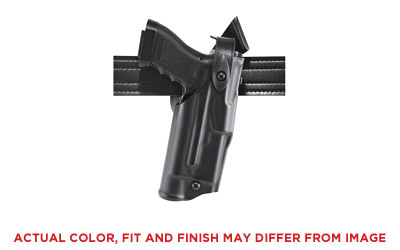 Model 6360 ALS/SLS Mid-Ride Level III Retention Duty Holster, Fits Glock 17/22, Right Hand, STX Tactical Black Finish 6360-83-131