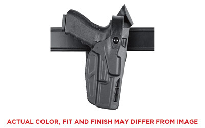 Model 7360 7TS ALS/SLS Mid-Ride, Level III Retention Duty Holster, Fits Glock 17/22 with IT M3 Light, Right Hand, Plain Black Finish 7360-832-411