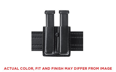 Model 79 Slimline Open Top Double Magazine Pouch, Fits Glock 17, Plain Black Finish 79-83-2