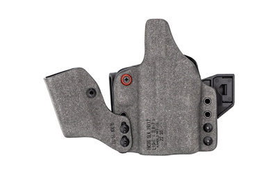 INCOG-X, Joint Collaboration with Haley Strategic, Inside the Waistband Holster, Fits Smith & Wesson Shield EX/Equalizer w/Light, Integrated Magazine Caddy, Microfiber Suede Wrapped Boltaron Construction, Gray, Right Hand INCOG-0-199-A-7-CX1-61-MC