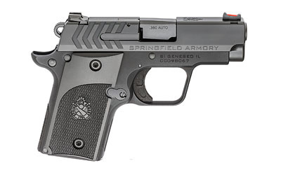 911 Alpha, 1911 Micro Compact, 380ACP, 2.7" Barrel, Alloy Frame, Black Nitride Finish, 6Rd, 1 Magazine, Polymer Grips, Tritium Night Sights PG9108