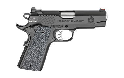Range Officer Elite, Champion, Semi-automatic, 1911, 45 ACP, 4" Match Grade Barrel, Alloy Frame, Black T Finish, G10 Black Grips, 2-7Rd Magazines, Ambidextrous Thumb Safety, Fiber Optic Front Sight and Tactical Ledge Rear, Range Bag PI9136E