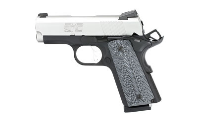 EMP, Semi-automatic, 1911, Micro Compact, 9MM, 3" Barrel, Alloy Frame, Bi-Tone Finish, G10 Black Garolite Grips, 9Rd, Tritium Night Sights PI9210L