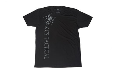 Vertical Spike's Tactical w/Spider Tee Shirt, Small, Black SGT1069-S