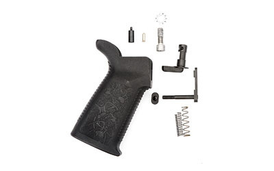 308 LPK, Small Parts, For Livewire or Jack 308, Black Finish, No Fire Control Group, Includes Safety Selector, Detent and Spring, Magazine Catch, Spring and Billet Mag Button, Buffer Retainer Spring and Plunger, Spike's Pro Grip, 1/4x28" Hex Screw, Star