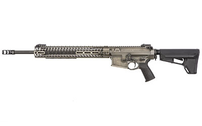 308, Generation 2, Billet, Semi-automatic, 308 Win, 20" Barrel, NiB Battleworn Finish, Magpul ACS Stock, w/15" M-LOK Rail and R2 Brake STRX200-M5R