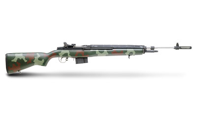 M1A Super Match Competition, Semi-automatic, 308 Win, 22" Stainless Heavy Barrel, Blue Finish, Camo Stock, Adjustable Sights, 10Rd, McMillian Stock, California Approved SA9805CA