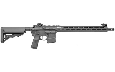 SAINT VICTOR, Semi-automatic, AR, 223REM/556NATO, 16" Barrel, 1:8 Twist, Muzzle Brake, Black Anodized Finish, Aluminum Free-float Handguard with M-LOK, B5 Type 23 Pistol Grip, B5 Bravo Stock, Flip Up Front and Rear Sights, 10Rd, 1 Magazine STV916556BLC-B