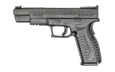 XDM Competition, Full Size Pistol, 45ACP, 5.25" Barrel, Polymer Frame, Black Finish, Fiber Optic Front Sight Adjustable Rear Sight, 10Rd, 3 Magazines XDM95259B