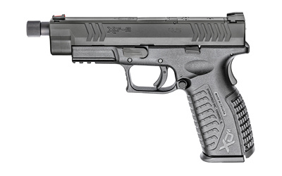 XDM, OSP (Optical Sight Pistol), Semi-automatic, Striker Fired, Full Size, 9MM, 5.28" Threaded Barrel, Polymer Frame, Black Finish, 10Rd, 2 Magazines, 3 Optic Base Plates and Non Threaded Barrel Included, Optics Ready, Suppressor Sights XDMT9459BOSP