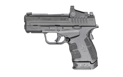 XD-S Mod.2, OSP, Striker Fired, Semi-automatic, Polymer Frame Pistol, Sub Compact, 45 ACP, 3.3" Barrel, Melonite Finish, Black, White Dot Front Sight, Serrated Rear Sight, Crimson Trace CTS-1500 Red Dot, 2 Magazines, (3) 5-Round, (2) 6-Round Extended, In