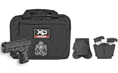 XDS, Mod.2 with Grip Zone, 45 ACP, 3.3" Barrel, Polymer Frame, Black Finish, Tritium Night Sights, 6Rd, Instant Gear Up Includes 5 Magazines, Range Bag, Hard Case, Holster and Magazine Pouch XDSG93345BT