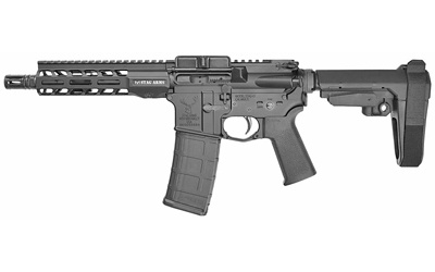 STAG-15L, Semi-automatic, Pistol, Left Hand, 300 Blackout, 8" Barrel, Black, Pistol Brace, 30Rd STAG15012211