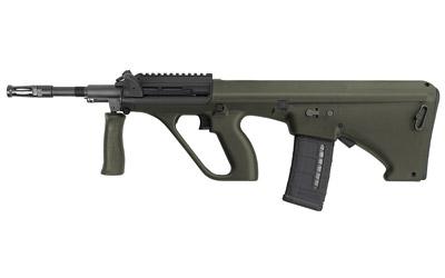 AUG A3 M1, Semi-automatic, 223 Rem, 16" Barrel, Green Finish, NATO Stock, 30Rd, Short Rail, QD Front Sling Swivel AUGM1GRNNATOS
