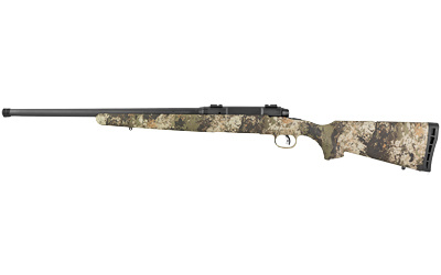 Axis II, Bolt, 308 Winchester, 20" Medium Contour Barrel, Threaded 5/8-24, Matte Blued Finish, Veil Wideland Camo Synthetic Stock, Right Hand, 2 Piece Weaver Base, 4Rd 23266