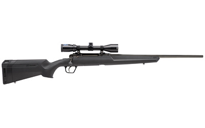 Axis XP Compact, Bolt Action, 223 Remington, 20" Barrel, Black Color, Black Polymer Stock, Right Hand, Weaver 3-9x40 Scope, 4Rd, Detachable Box Magazine 57265