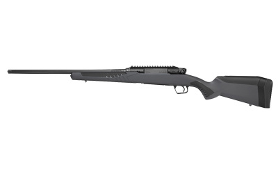 Impulse Driven Hunter, Straight Pull Bolt Action Rifle, 6.5 Creedmoor, 20" Barrel, Threaded 1/2x28, Matte Finish, Black, Gray Accufit Stock, Adjustable AccuTrigger, Integrated 20 MOA Rail, 4 Rounds, 1 Magazine 57906