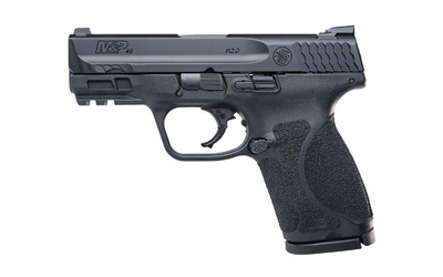 M&P 2.0, Striker Fired, Compact Frame, 40 S&W, 3.6" Barrel, Polymer Frame, Black Finish, 13Rd, 2 Magazines, Fixed Sights 11691